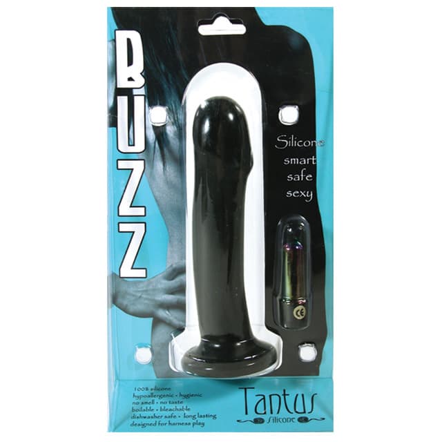 Tantus Buzz 1 Vibrating Dildo Amethyst