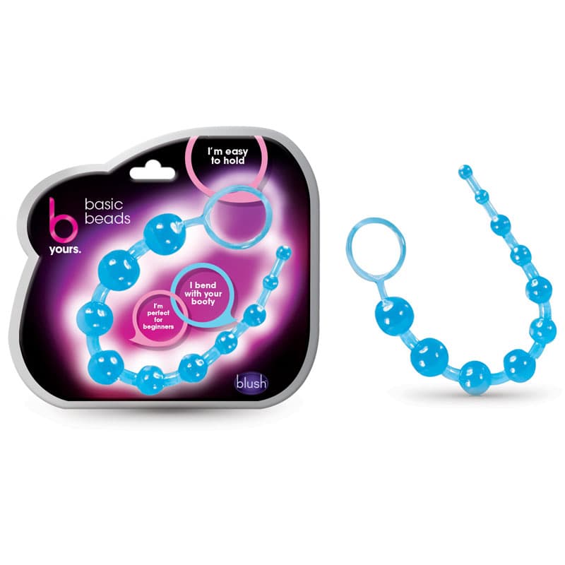 B Yours Basic Beads 12.75 in. Blue
