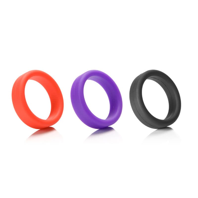 Tantus Soft Vibrating C-Ring Onyx (Bag)