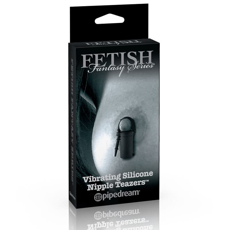Fetish Fantasy Series Limited Edition Vibrating Silicone Nipple Teazers Black