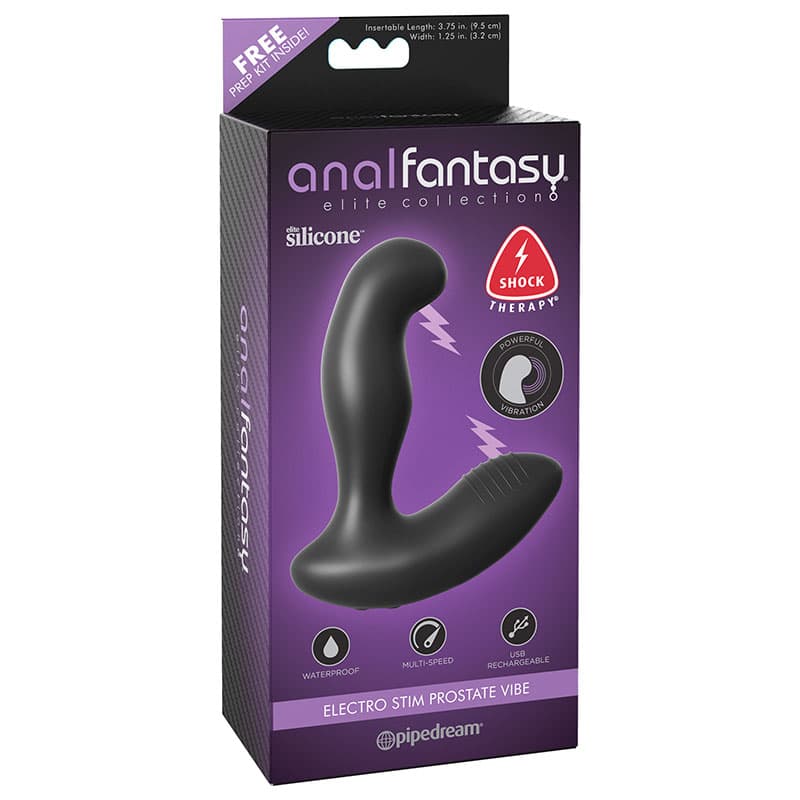 Anal Fantasy Elite Collection Electro Stim Prostate Vibe Black