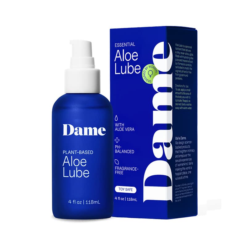 Dame Aloe Lube Personal Lubricant 4 oz.