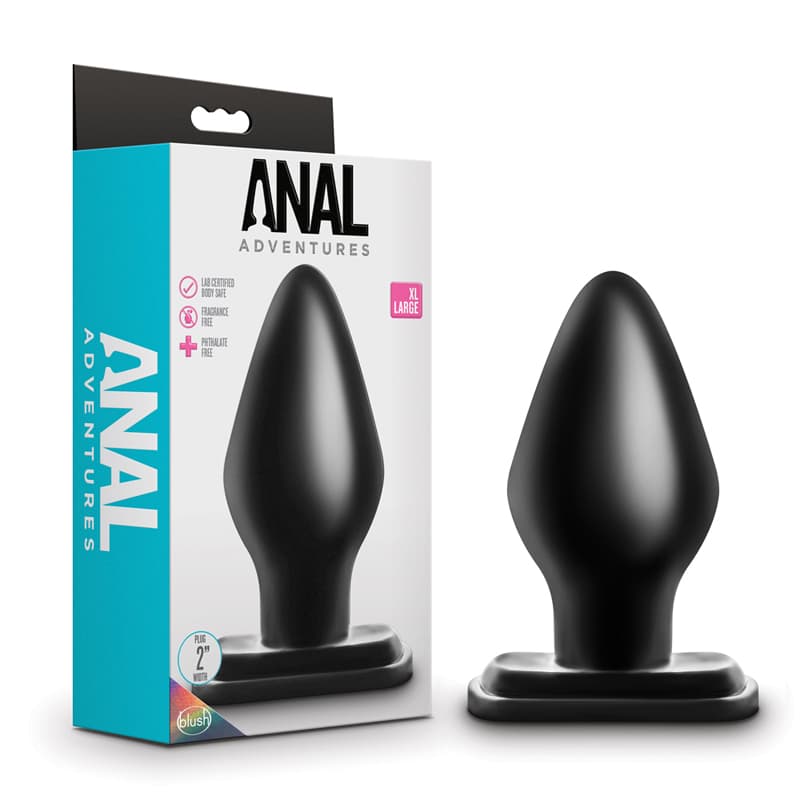 Anal Adventures X-Large Plug Black