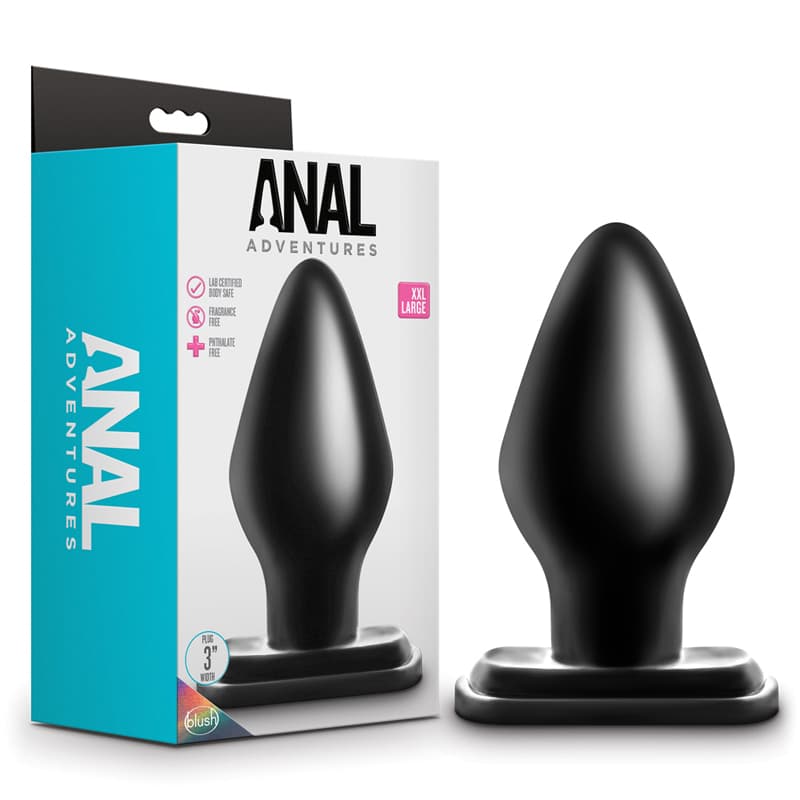 Anal Adventures XX-Large Plug Black