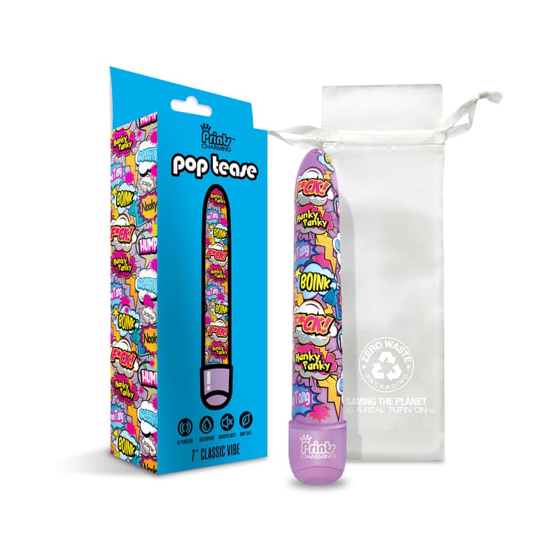 Prints Charming Pop Tease 7" Classic Vibe - F*ck - Purple 