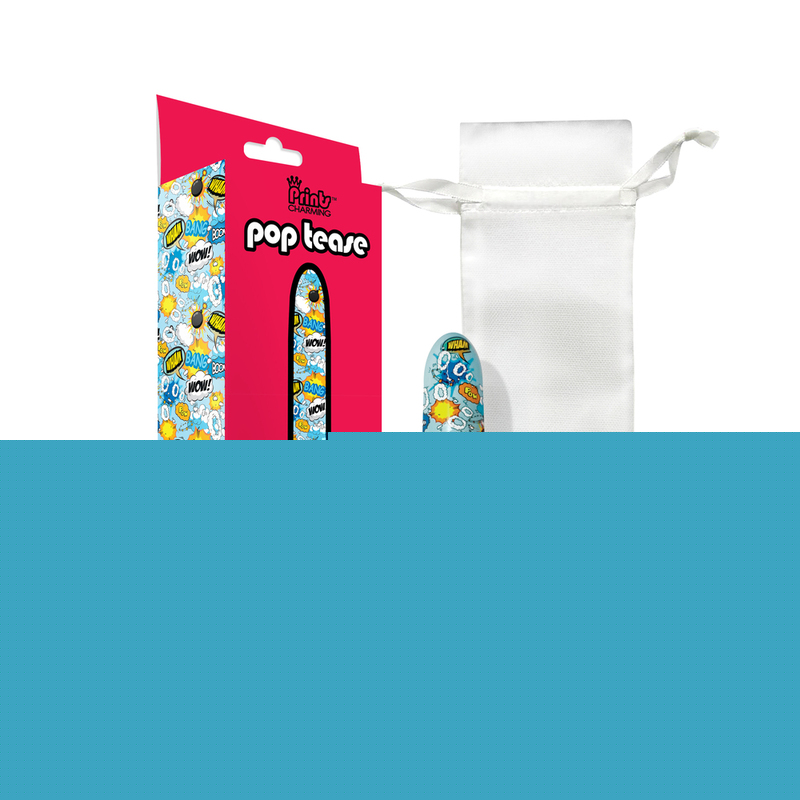 Prints Charming Pop Tease 5" Mini Vibe - Bang - Blue