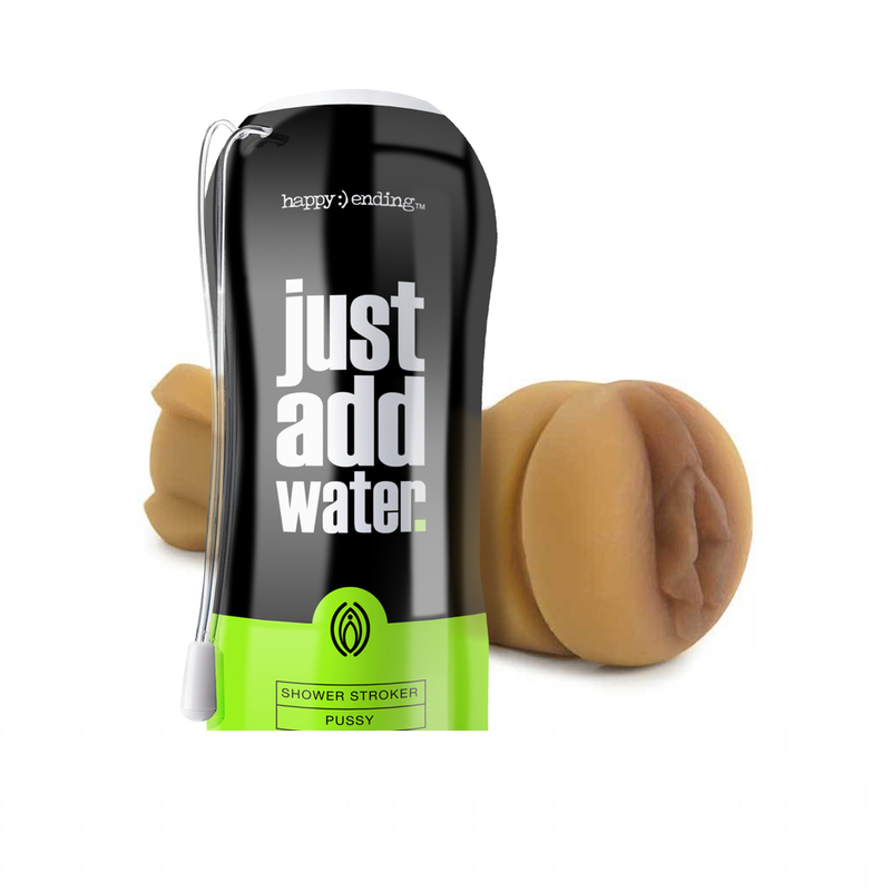 Happy Ending Just Add Water Self Lubricating Shower Stroker - Pussy