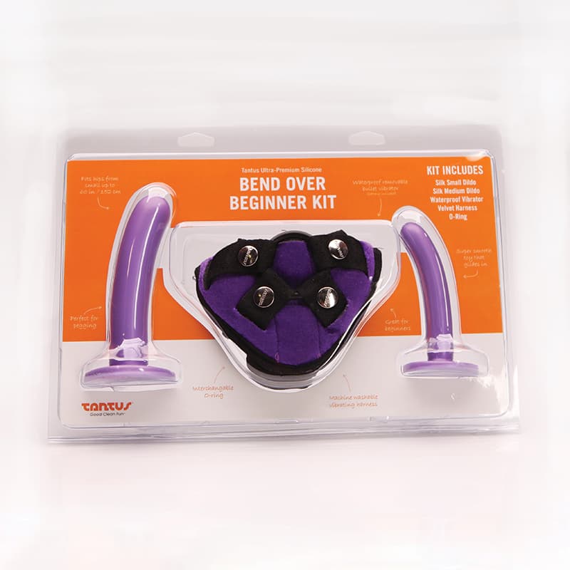 Tantus Bend Over Beginner Strap-On Harness Kit Lavender