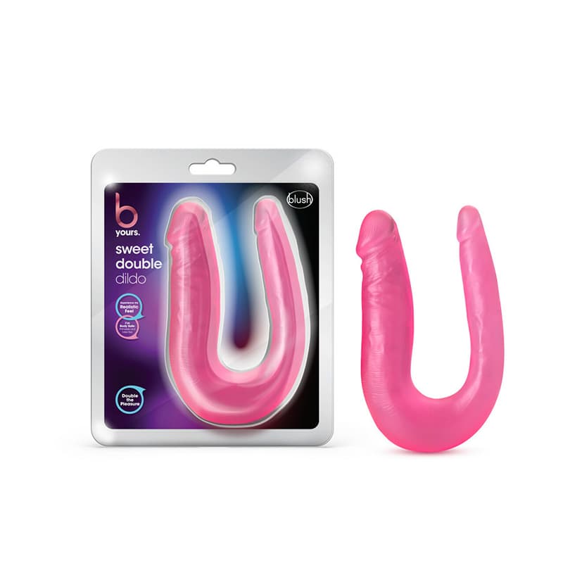 B Yours Sweet Double Dildo 12.5 in. Pink