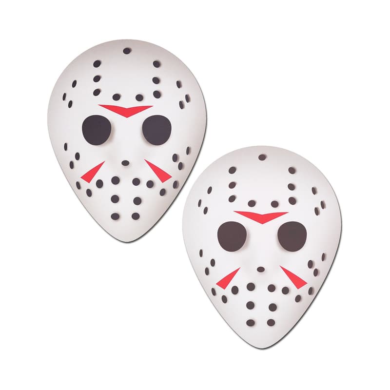 Pastease Halloween Jason Hockey Mask Pasties