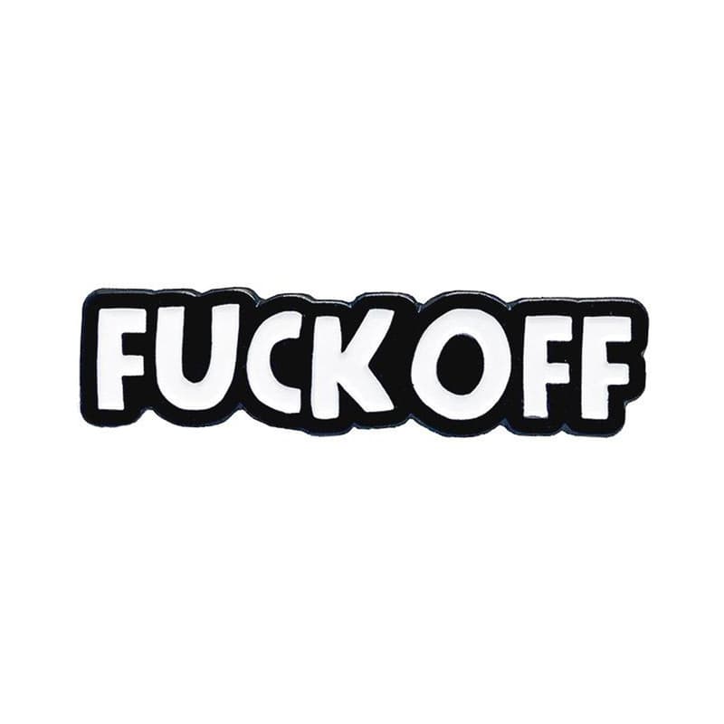 Geeky & Kinky Fuck Off Enamel Pin