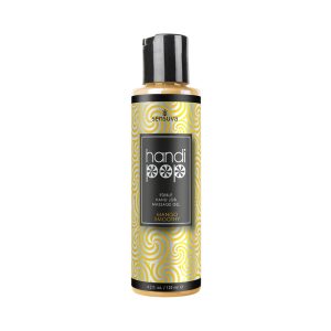 Sensuva HandiPop Edible Hand Job Massage Gel Mango Smoothy 4.2 oz.