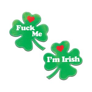 Pastease Fuck Me I'm Irish Shamrock Pasties