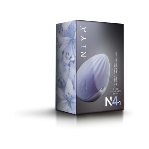 NIYA 4 Palm Held Massager Cornflower Rebranded Packaging